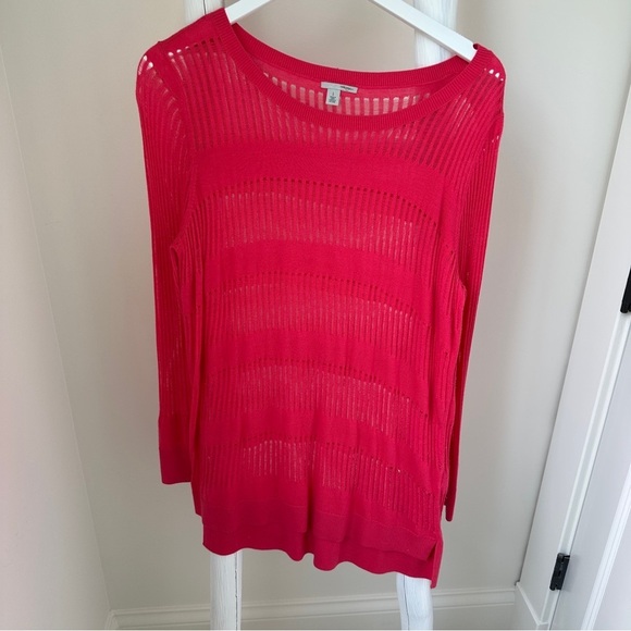 Halogen Watermelon Lightweight Knit Tunic Sweater - Picture 10 of 10